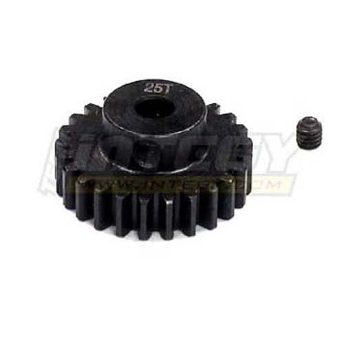 Billet Steel Pinion Gear 25T, 1M/5mm Shaft for 1/8 Off-Road &amp; Savage Flux C23179