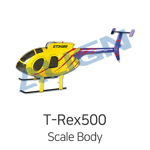 Align T-REX 500 Scale Body Hughes-500E(Tiger Stripe)