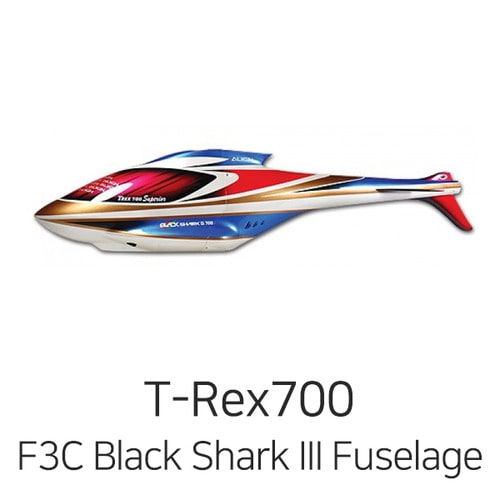 Align 티렉스 700 F3C Black Shark III Fuselage(Red/Blue/CQB) - 한정 판매!