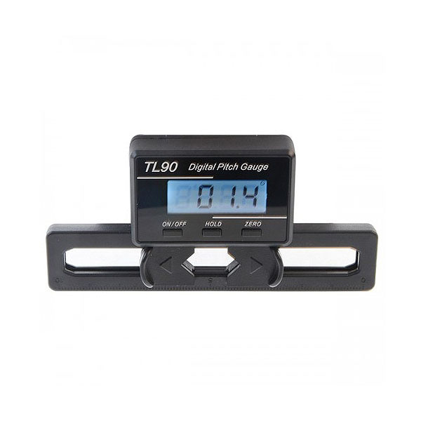 BUYRC TL90 LCD Digital Pitch Gauge For ST250-800 Flybarless Helicopter(디지털 피치게이지/배터리 2개 포함)