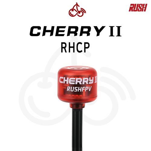 러쉬 Rush Cherry 2 안테나 (RHCP, 2pcs, 레드)