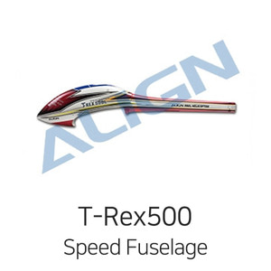 Align T-REX 500L Dominator Speed Fuselage(Red&amp;White) - NEW!