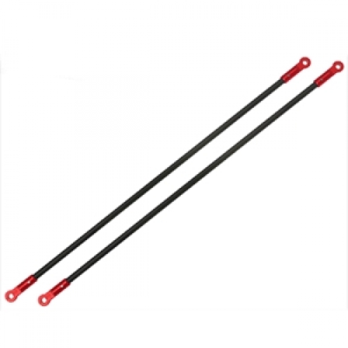 [200SRX 부품] CNC AL Tail Boom Support Set (Red)