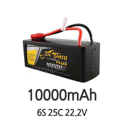 TATTU 22.2V 10000mAh 25C 리튬폴리머 배터리