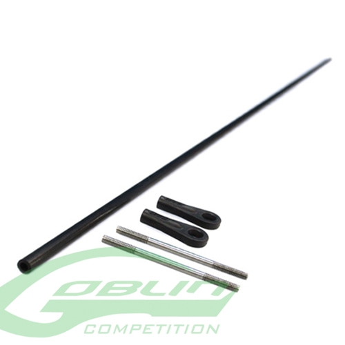 HC461-S - Carbon Fiber Tail Push Rod Ø4 X Ø2,5 X 420 - Goblin 380