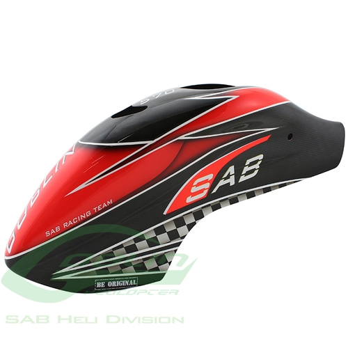 Canomod Airbrush Canopy SAB Red/Carbon - Goblin 570 [H9028-S]