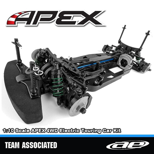 아펙스 한정판 1/10 4륜구동 투어링 카 키트 (APEX Limited Edition 1:10 4WD Touring Car Kit) [AAK30119]  