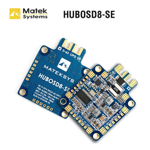 마텍 Matek Hub osd8-SE 드론 전원보드 (6S / 듀얼 BEC / 5V, 10V)