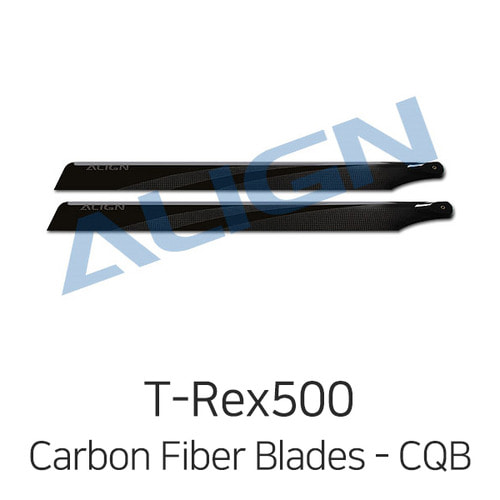 Align 425F Carbon Fiber Blades/Black for 티렉스 500 - CQB