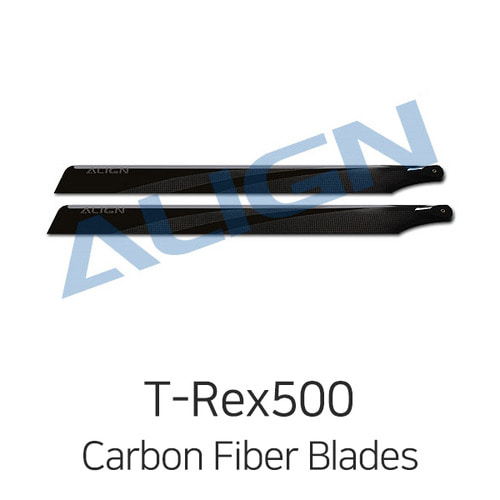 Align 425 Carbon Fiber Blades/Black for 티렉스 500