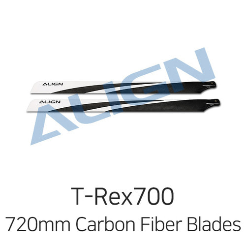 Align 티렉스 700 720mm Carbon Fiber Blades