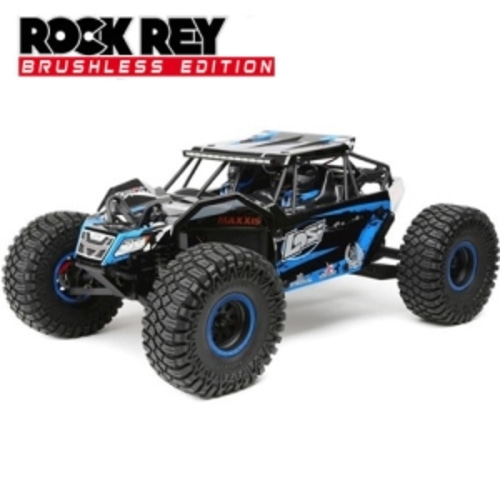 로시 RC카 1/10 Rock Rey 4WD Blue RTR with AVC