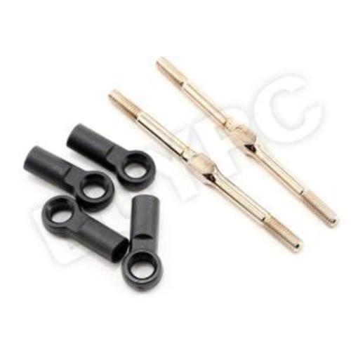 Team Losi 4mmx70mm Turnbuckles w/Ends (8ight 2.0)