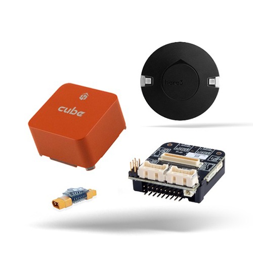CubePilot Mini 캐리어 보드 + CUBE Orange 모듈 + HERE3 GPS (픽스호크)