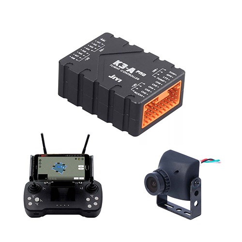 Jiyi K3A Pro 드론 컨트롤러 + T12 (듀얼 GPS / Atti 지원 / 미니 카메라)