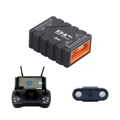Jiyi K3A Pro 드론 컨트롤러 + T12 (듀얼 GPS / Atti 지원 / 3in1 카메라)