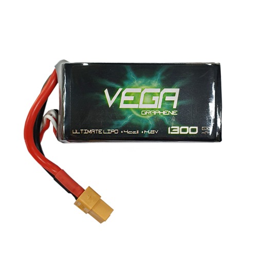 베가 Vega 14.8V 1300mAh 120C 그래핀 리튬폴리머 배터리