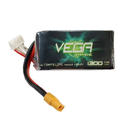 베가 Vega 22.2V 1300mAh 120C 그래핀 리튬폴리머 배터리