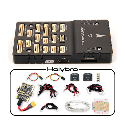 Holybro Pixhawk 6C 드론 컨트롤러 (GPS 미포함 / PM07 / 알루미늄 / 픽스호크)