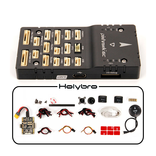 Holybro Pixhawk 6C 드론 컨트롤러 (M10 GPS /  PM07 / 플라스틱 / 픽스호크)