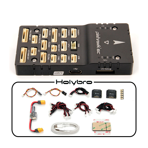 Holybro Pixhawk 6C 드론 컨트롤러 (GPS 미포함 / PM02 / 알루미늄 / 픽스호크)