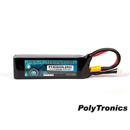 폴리트로닉스 PT-B2600N-SP65 (11.1V / XT60) 리튬폴리머 배터리