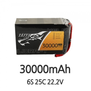 TATTU 22.2V 30000mAh 25C 배터리